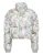 Nylon Cropped Down Puffer Jacket Tassels