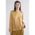 Summum Woman Top Hammered Viscose Camel Brown