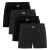 SEIDENSTICKER Boxershorts  zwart / wit
