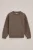 WE Fashion – Jongens sweater met embroidery – Regular fit – Taupe – Katoen –