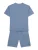 Calvin Klein Kids Set ‘CALVIN KLEIN  JEANS kids 2PC KNIT SHORT SET Completi’  duifblauw