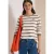 Sweatshirt met ronde hals en trekkoord