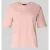 Oui T-shirt met ronde hals en labelstitching