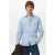 Mango Man Regular gestreepte casual overhemd blauw
