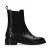 Manfield leren chelsea boots zwart