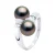 Ring Jij & Ik Diamanten 0,06 Cts 2 Echte Gecultiveerde Tahiti Parel Ronde 8-9 mm – Wit Goud