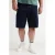 Petrol industries Plus Size regular cargo short donkerblauw
