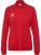 Hummel Sportief sweatvest ‘Authentic’  donkerrood / wit