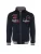 CARISMA Sweatvest  donkerblauw / kersrood / wit