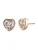 Lauren Ralph Lauren Oorbellen ‘HEART’  goud / transparant