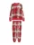 Next Pyjama  smaragd / rood / donkerrood / wit