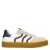No Stress leren sneakers wit
