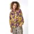 EsQualo Blouse Puff Slv Fancy Earth Print
