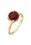 ELLI Ring  goud / rood