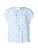 MORE & MORE Blouse  lichtblauw / wit