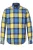 JP1880 Overhemd  blauw / geel / pastelgroen