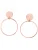Hey Happiness Oorbellen ‘Kreis’  rose-goud