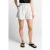 Rich & Royal Linen Pleated Shorts Whisper White