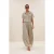 By-Bar Reva Viscose Stripe Skirt Graphite Stripe Print