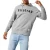 Firetrap Heren Grafische Fleece Hoodie (Grijze Mergel)