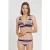 Shiwi Ladies Mod Stripe Bobby Top Bikini Multi Colour