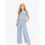 Abel & Lula Meisjes set pleated chiffon pants plisse
