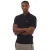 Herenpolo C.P. Company Stretch Piquet Logo in Navy