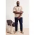 TRENDYOL MAN Heren Blauw Effen Normale taille Grote maten Jeans