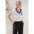 Geborduurd Poloshirt met Geweven Stof