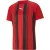 Puma Heren Team Liga Gestreept T-Shirt (Rood/Zwart/Wit)