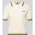 Karo Kauer regular fit poloshirt met kabelpatroon en gestikt logo