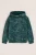 WE Fashion – Jongens hoodie met print – Regular fit – Legergroen – Katoen –