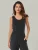 YOU LOOK PERFECT Gebreide top ‘TOP BLOSSOM – Geripptes Merino Top mit Rundhals’  zwart