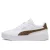 Puma Carina 3.0 imitatieleren sneakers met panterprint – wit/taupe