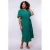 Exxcellent midi jurk groen