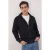 TRENDYOL MAN Heren Donkerblauw Effen Lang Regular fit Sweatshirts