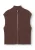rethinkit studios Gebreide bodywarmer ‘Oslo’  bruin