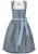 STOCKERPOINT Dirndl ‘Diana’  smoky blue / grijs