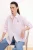 TRENDYOLMİLLA Dames Roze Effen Lang Oversized Overhemden