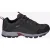 Hi-Tec Auckland Lite Lederen Heren Wandelschoenen In Grafietgrijs/Donkerrood