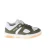 Hip leren sneakers groen/wit
