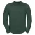 Russell Werkkleding Heren Bemanning Hals Set In Sweatshirt Top (Fles groen)
