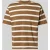 MCNEAL T-shirt met geribde ronde hals