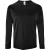 SOLS Heren Sportief T-Shirt met lange mouwen (Zwart)