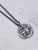 REYTEL Hangers ‘DOUBLE MASK OF THE SAGITTARIUS (ancient greek coin)’  zilver