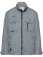 Blauwe parka jas met borstzakken Camel active