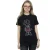 Disney Dames/Dames Minnie Mouse Outline Polka Dot Katoenen Vriendje T-shirt (Zwart)