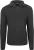 KnowledgeCotton Apparel Half Zip Pullover Merino Antraciet