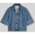 Marc O’Polo Regular fit blouse met korte mouwen van mix van katoen en lyocell