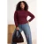 Trendyol Curve Dames Bordeaux Effen Lang Getailleerd Grote maten Blazers